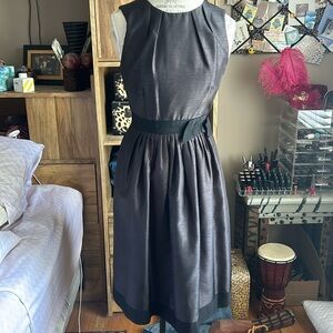 Carmen Marc Valvo Black Fit and Flare Dress - 4